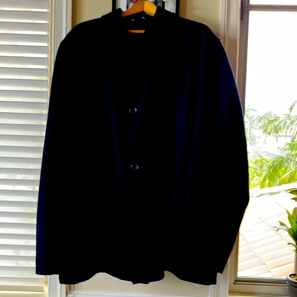 Wool black coat